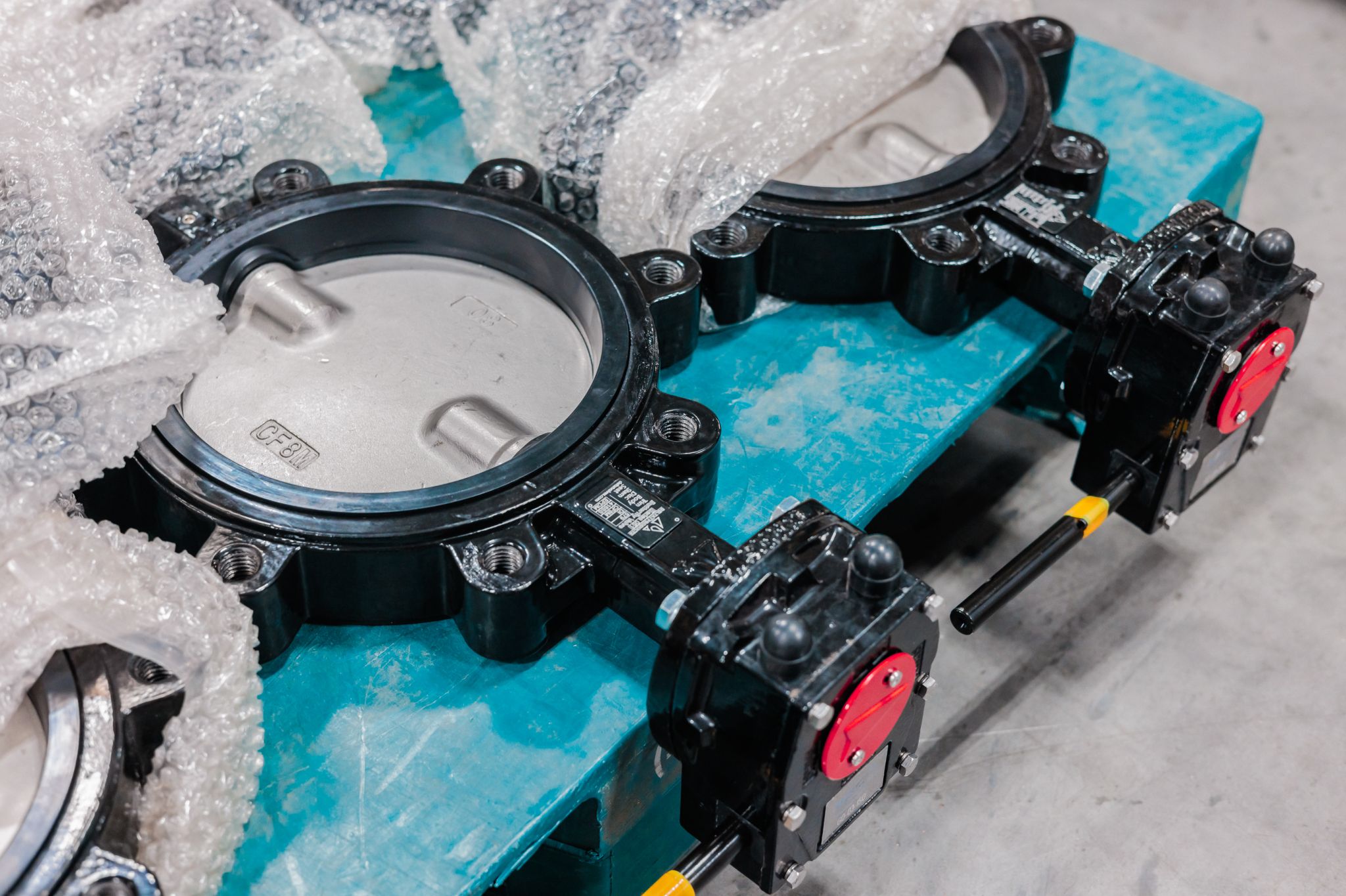 Gear Operated Delta T Resilient Lug Butterfly Valve