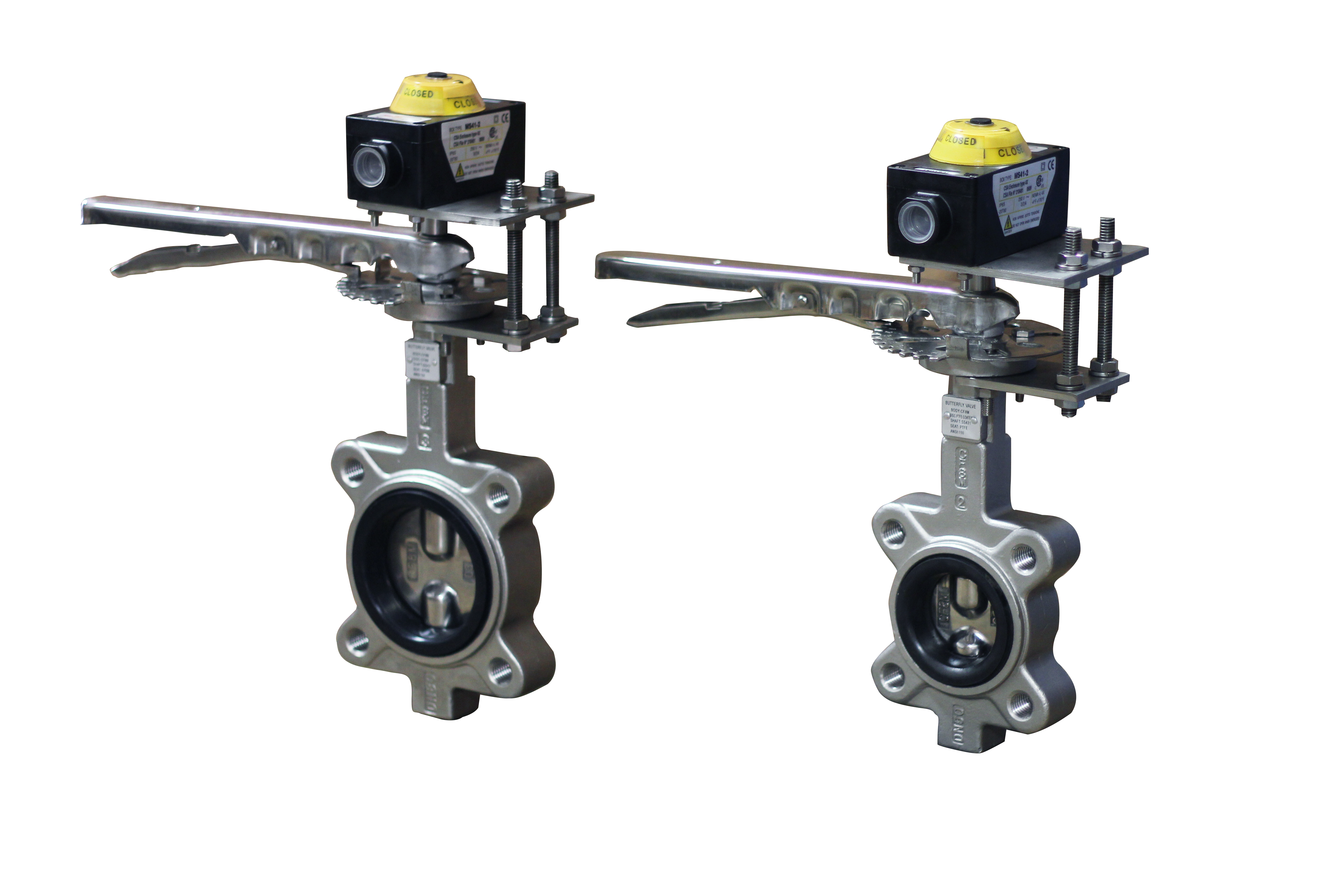 Manual SS Butterfly Valves W/ Limit Switch Kits – Max-Air Technology